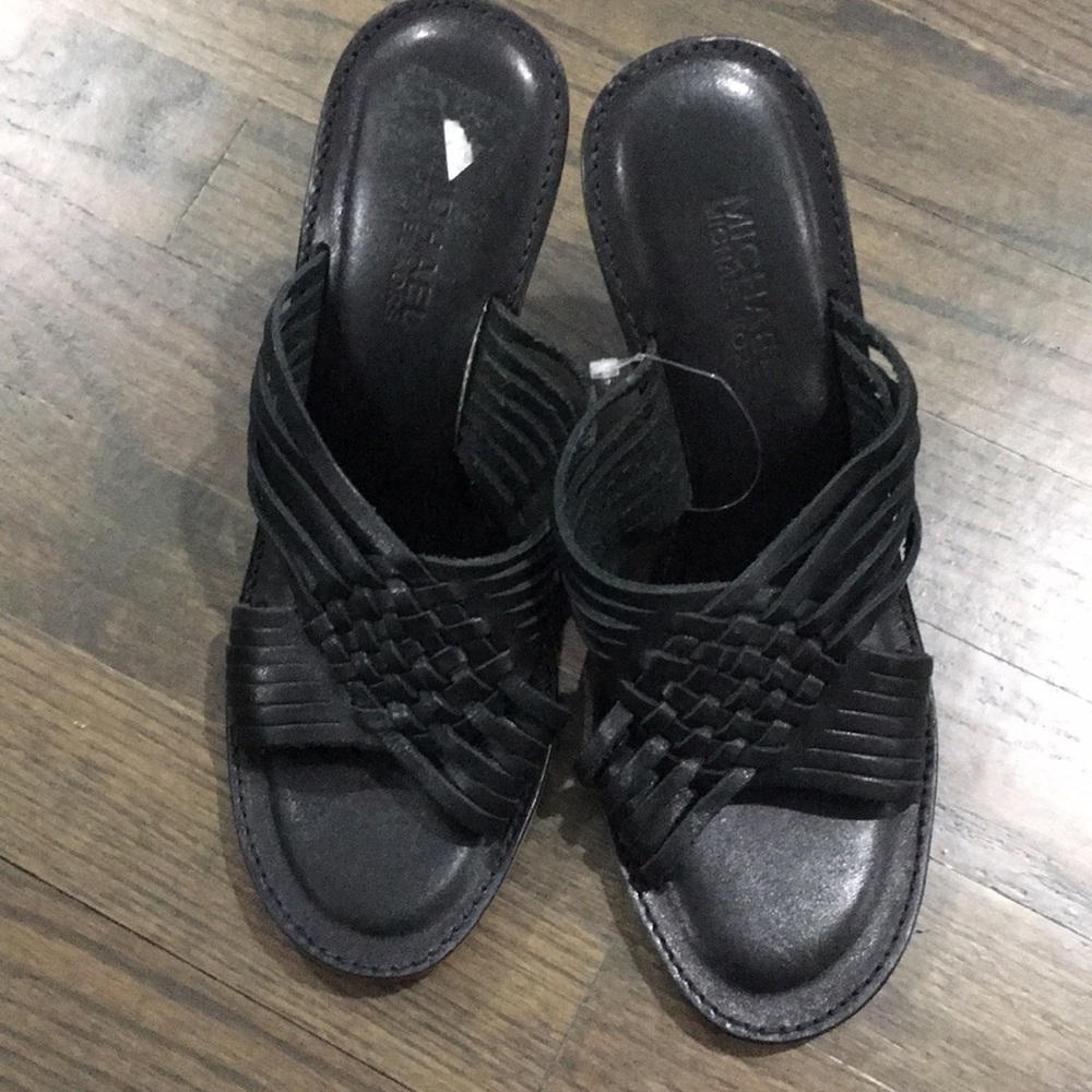 Michael Kors Black Wedges!